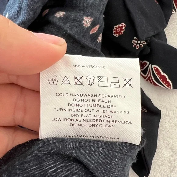 Faithfull The Brand RARE Polonia Off The Shoulder Blouse in Desert Oasis - Picture 10 of 10